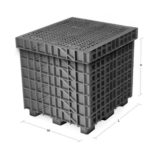 Estiba plástica antiderrame 1000 lts