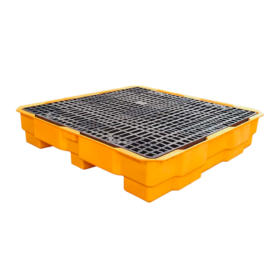 Estiba plástica antiderrame 4 tambores