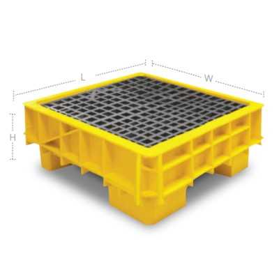 Estiba plástica antiderrame 45 Lts