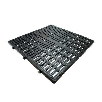 Piso plástico negro 60 x 60 x 2,5 cm