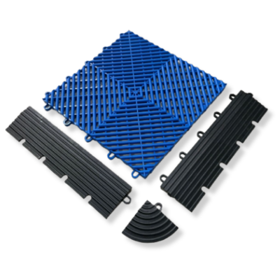 Piso plástico perforado 33 x 33 x 1.6 cm