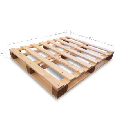 Estiba tacos madera pino certificada nimf15 de 117cm x 100cm x 15cm