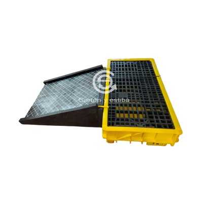 Rampa de 30 cm para estiba plástica antiderrame